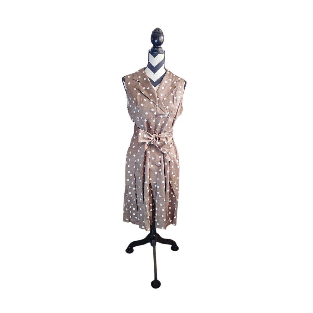 Tommy Hilfiger White Polka Dot Dress